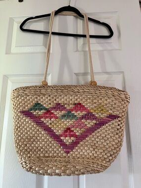 Woven Straw Tote beach Bag